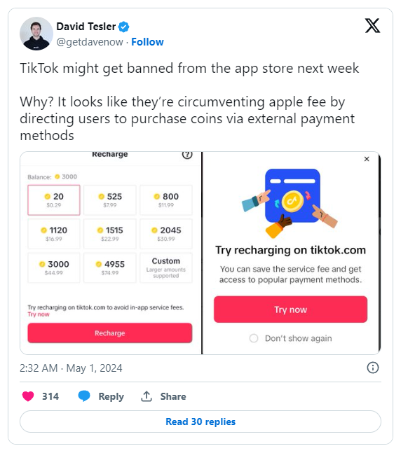 Mua hàng trong ứng dụng: Bí quyết 2 tỷ USD giúp TikTok soán ngôi vương, đánh bại toàn bộ ngành game, đến Facebook cũng phải học theo, còn Apple chỉ biết ‘câm nín’- Ảnh 5. Mua hàng trong ứng dụng: Bí quyết 2 tỷ USD giúp TikTok soán ngôi vương, đánh bại toàn bộ ngành game, đến Facebook cũng phải học theo, còn Apple chỉ biết ‘câm nín’- Ảnh 5.