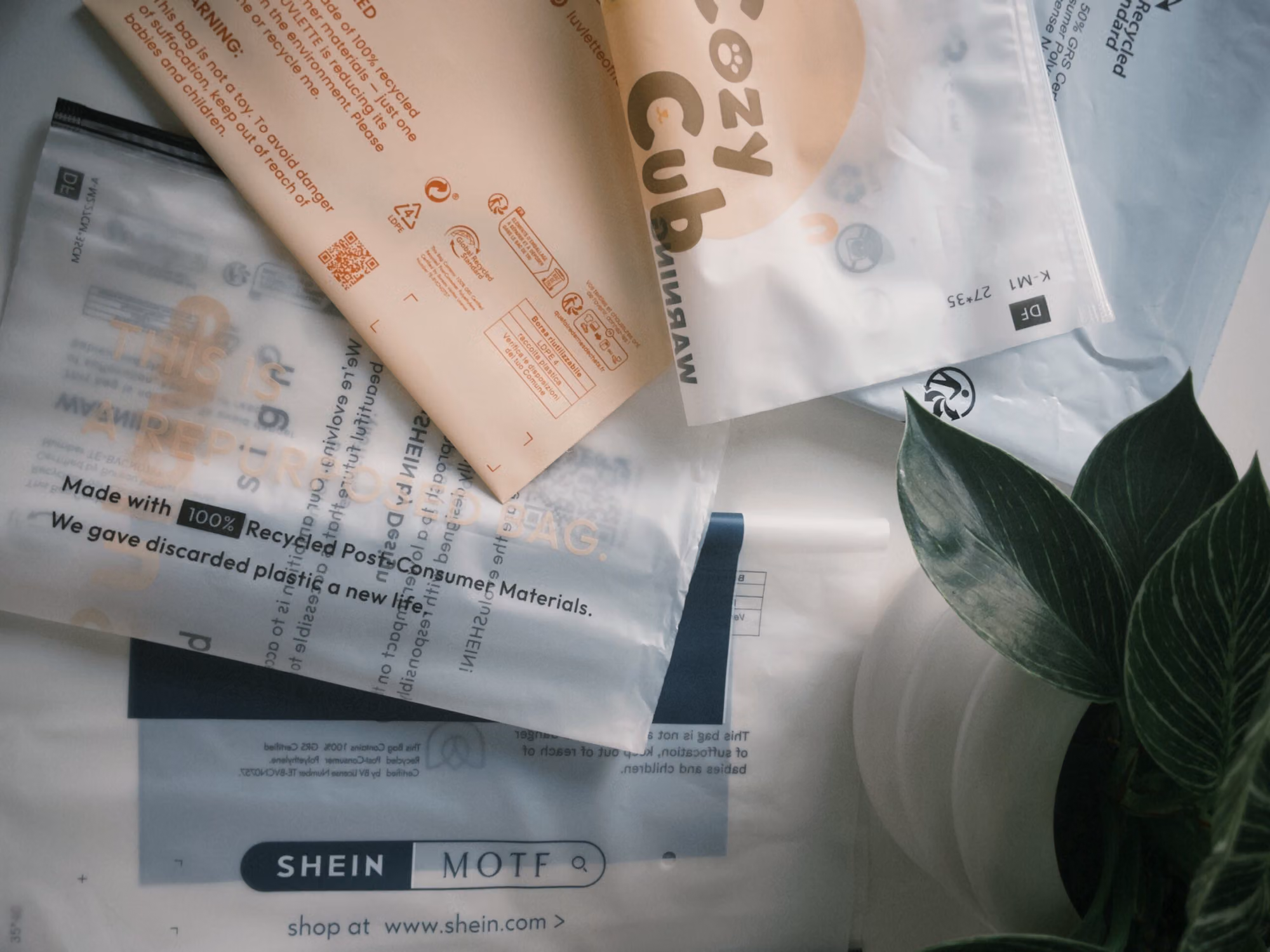 Bao bì đóng gói Shein